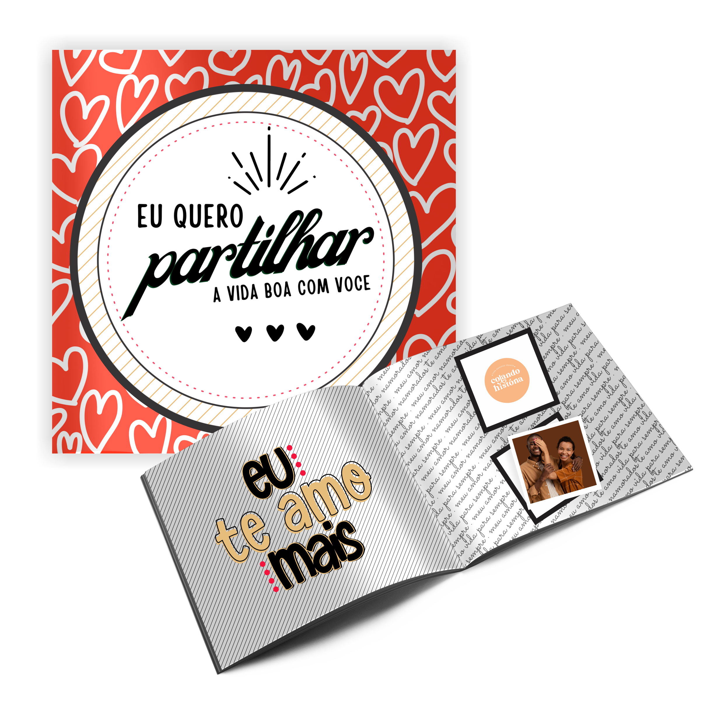 Álbum de figurinhas Partilhar a vida com voce