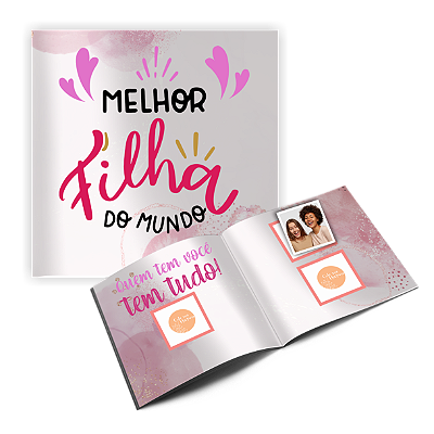 Álbum de figurinhas de mãe pra filha