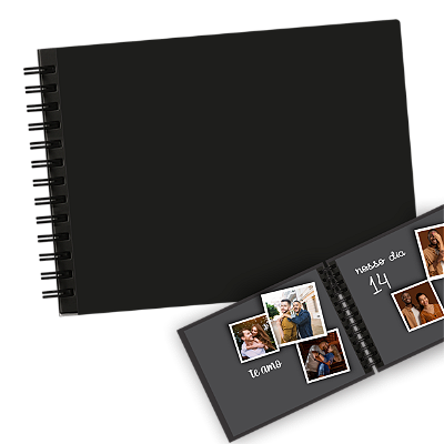 Scrapbook preto