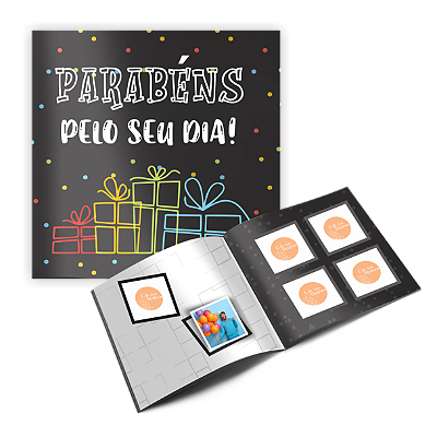 Álbum de figurinhas Aniversário