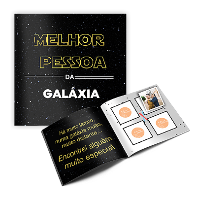 Álbum de figurinhas Melhor Pessoa da Galáxia