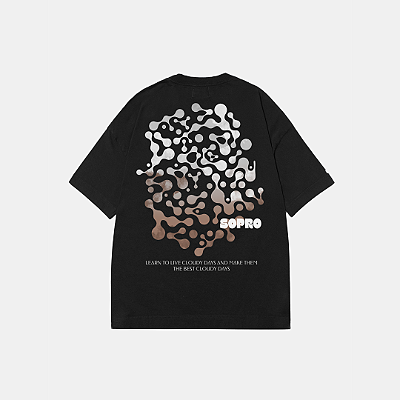 Camiseta Sopro Cloud Days Preta