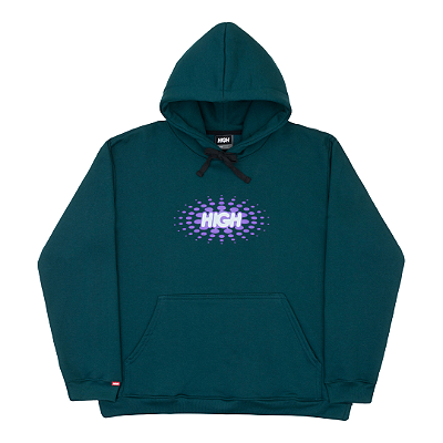 Moletom High Club Logo Night Green