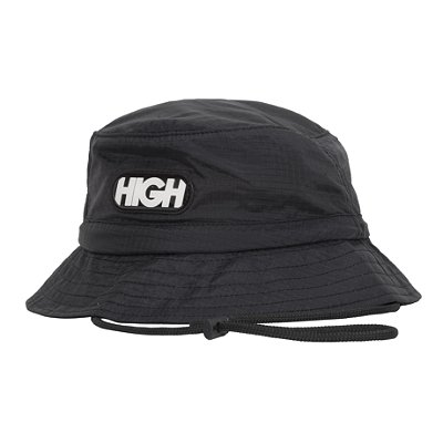 High Pocket Ripstop Bucket Hat Black