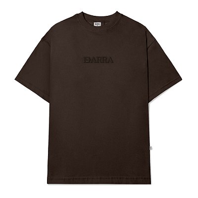 Camiseta ‘’Barra Alto Relevo’’ Marrom