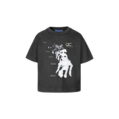 Baby Tee Quadro Creations Foam Lif Cinza