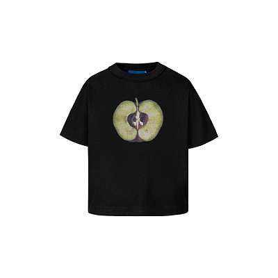 Baby Tee Quadro Creations Maçã Preta