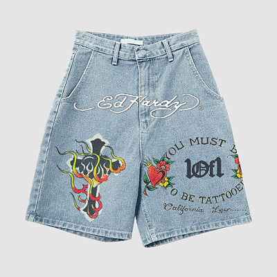 Jorts Exclusiviist 1OF1 x Ed Hardy "N1RVANA"
