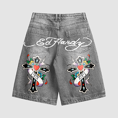 Jorts Exclusiviist 1OF1 x Ed Hardy "N1RVANA" Black