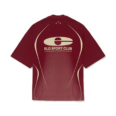 Camiseta Elo OVER "SPORT CLUB" Vinho