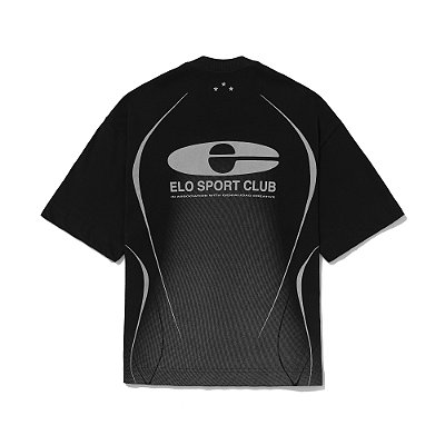 Camiseta Elo OVER "SPORT CLUB" Preta