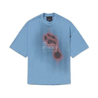 Camiseta Elo Over "TEORIA DOS PASSOS" Azul