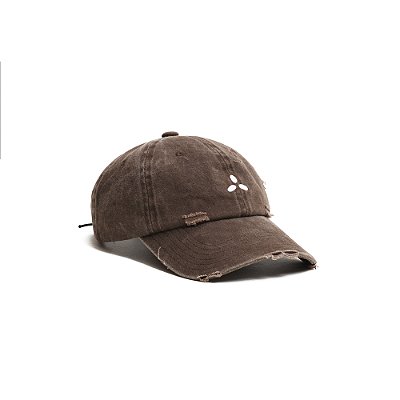 Boné Elo Dad Hat Destroyed "3DOT" Marrom