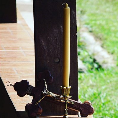Vela Maciça - 30cm - Marca Subiaco - 100% Cera de Abelha
