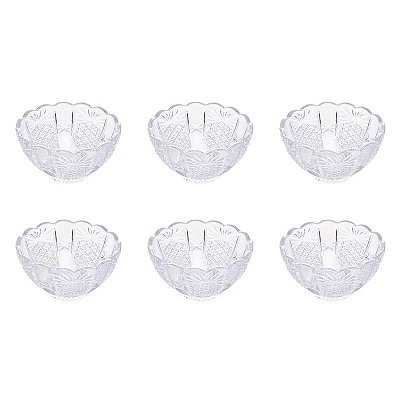 Conjunto 6 Bowls Cristal Princess 10x5cm
