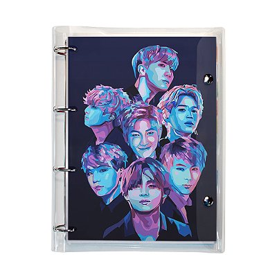 Fichário Universitário Kpop