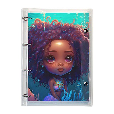Fichário A4 Sereias Black