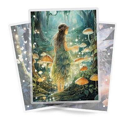 Artes para Fichário Fadas