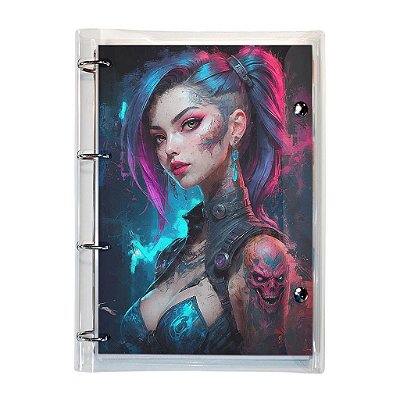Fichário A4 Cyber Girls