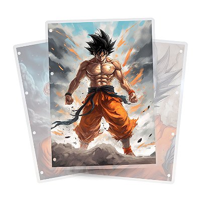 Artes para Fichário Goku
