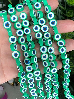 Fimo Olho Grego Verde
