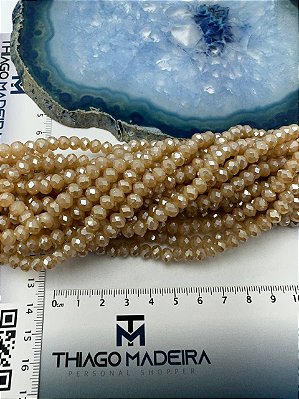 Fio Cristal 6mm Vidro Facetado - O Fio