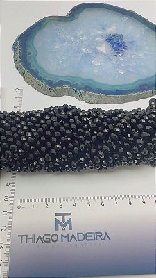 Fio Cristal 6Mm Vidro Facetado - O Fio