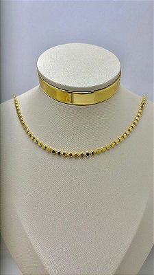 Colar Quadrada Grossa 45Cm - 01 Und