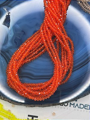 Fio Cristal 2mm Vidro Facetado - O Fio