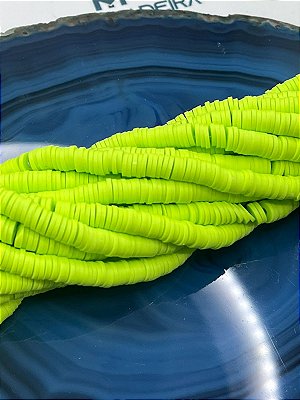 FIMO 6MM VERDE LIMA - O FIO
