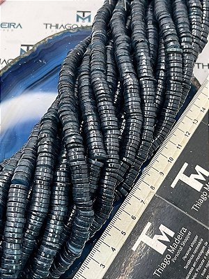 Fio Madreperola 8Mm Azul Petroleo - O Fio