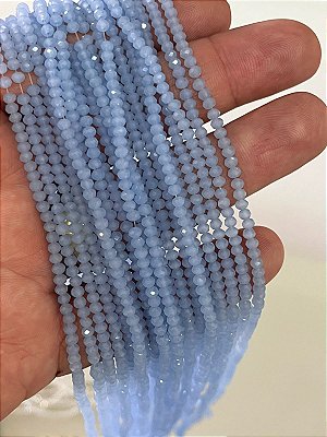 Fio Cristal 2mm Vidro Facetado - O Fio