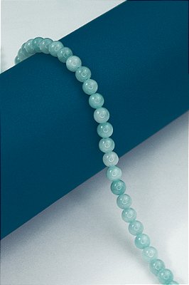 Fio Pedra 6Mm Jade Amazonita - O Fio