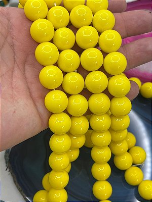 Porcelana 16Mm Amarelo - O Fio