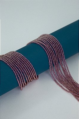 Fio Cristal 1mm Vidro Facetado - O Fio