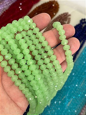 Fio Cristal 8mm Vidro Facetado - O Fio