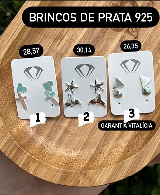 Brinco - Prata 925 - O Par