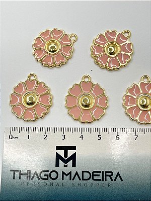 Pingente Flor Ouro - 01 Unid