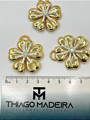 Pingente Flor Ouro - 01 Unid