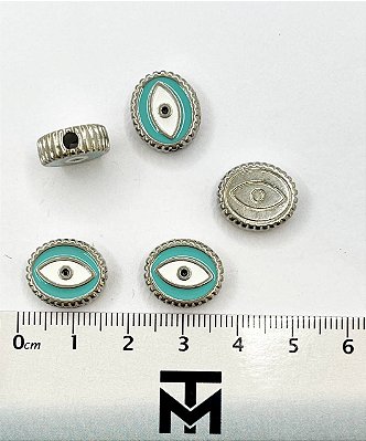 Pingente Olho Grego - Furo Passante - 01 Unid