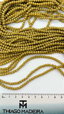Fio Cristal 4mm Vidro Facetado - O Fio