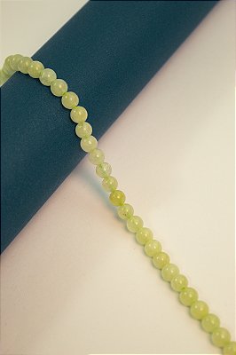 Fio Pedra 6Mm Jade Verde - O Fio