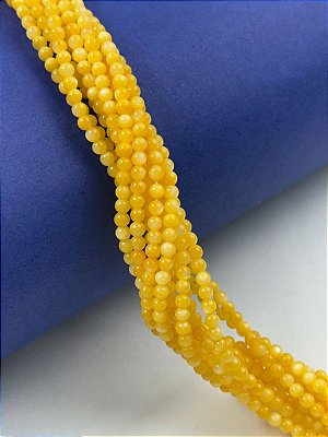 Fio Madreperola 3Mm Amarelo - O Fio