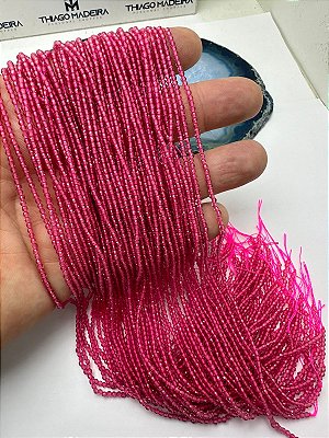 Fio Cristal 1mm Vidro Facetado - O Fio