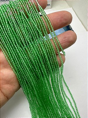 Fio Cristal 1mm Vidro Facetado - O Fio