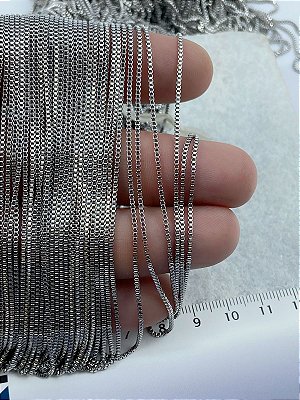 Corrente Veneziana 1,2mm Aço Inox Antialergico - NAO ESCURECE NUNCA - 1 metro