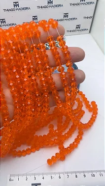 Fio Cristal 6mm Vidro Facetado - O Fio