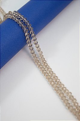 Fio Cristal 6mm Vidro Facetado - O Fio