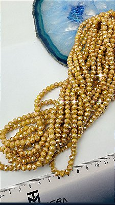 Fio Cristal 6mm Vidro Facetado - O Fio