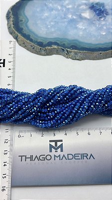 Fio Cristal 2Mm Vidro Facetado - O Fio